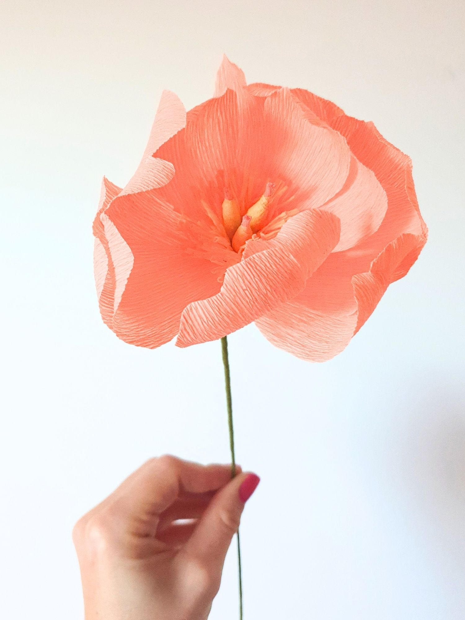 Pivoine en papier Coral charm